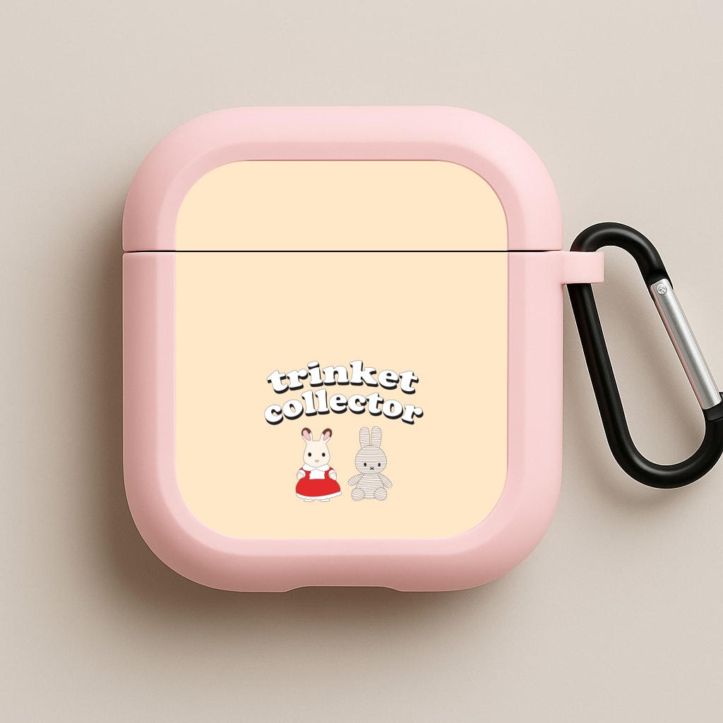 Trinket Collector Biege Pink AirPods Case
