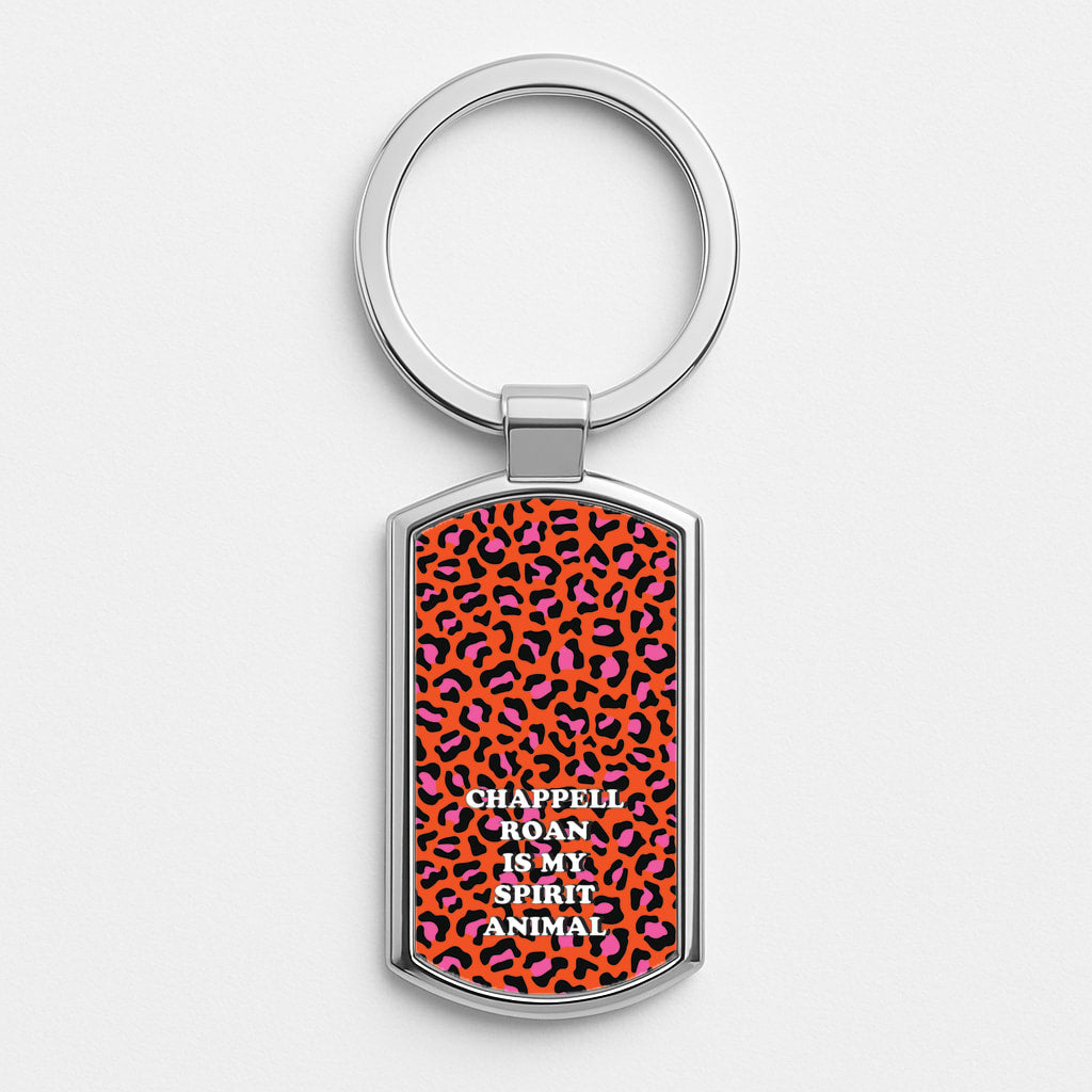 Chappell Is My Spirit Animal Silver Keyring
