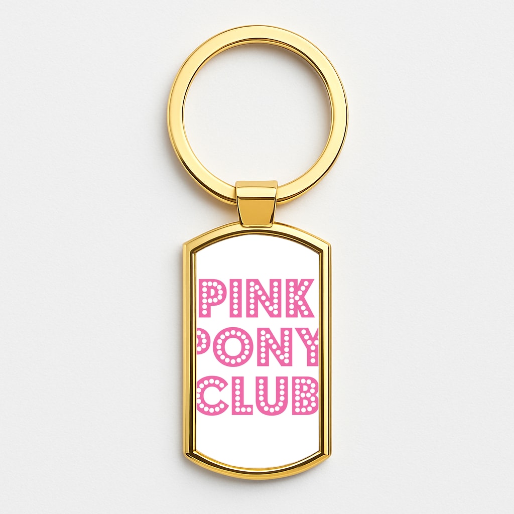 Pink Pony Club - Chappell Gold Keyring