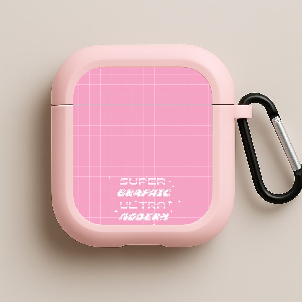 Super Graphic Ultra Modern Girl - Chappell Pink AirPods Case