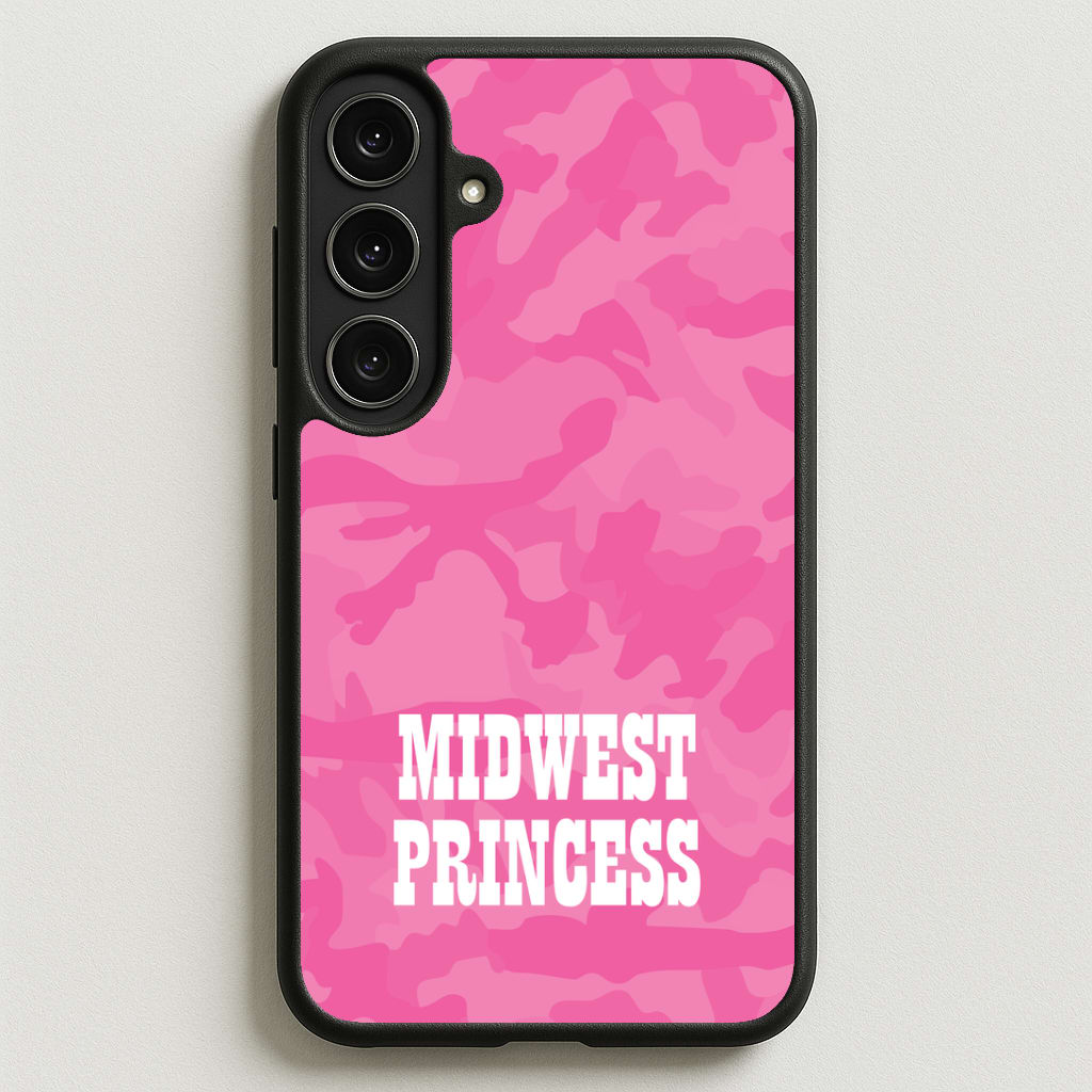Midwest Princess Camo Phone Case for Galaxy S25FE