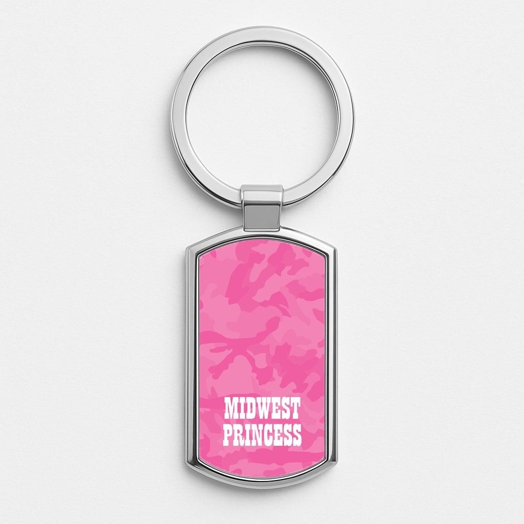 Midwest Princess Camo Luxury Keyring