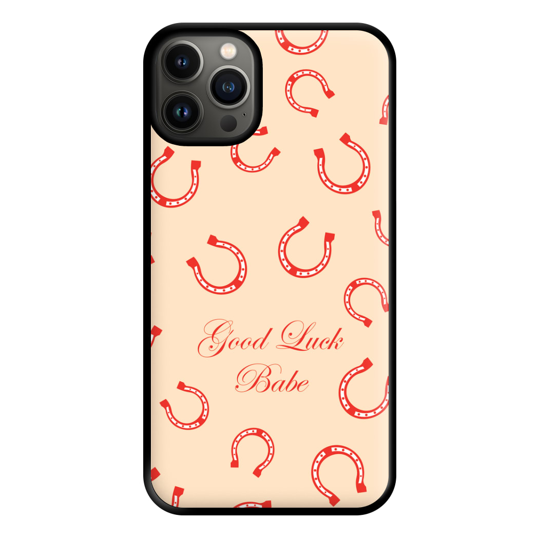 Good Luck Babe Horseshoe Phone Case for iPhone 13