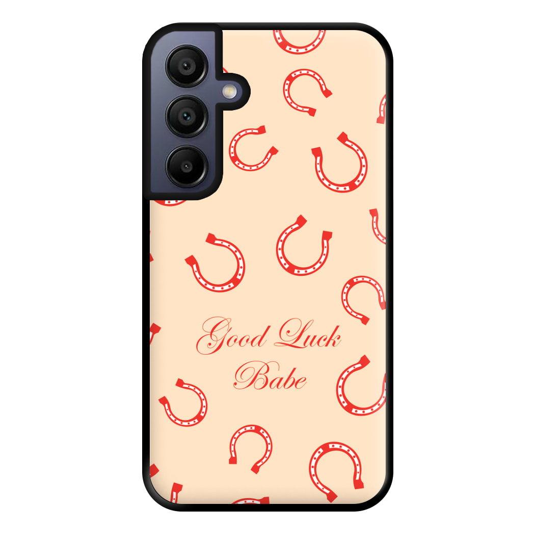 Good Luck Babe Horseshoe Phone Case for Galaxy A16