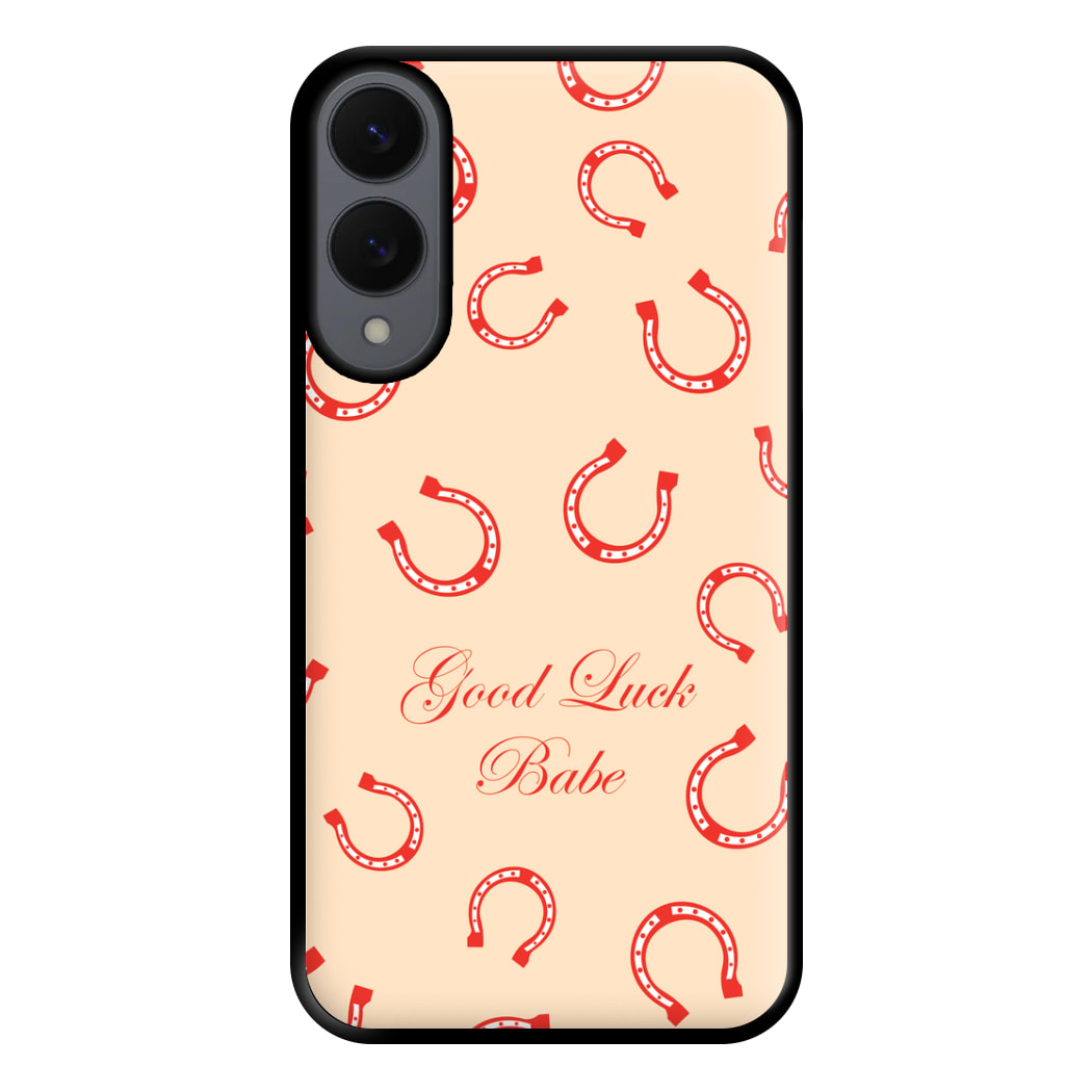 Good Luck Babe Horseshoe Phone Case for Galaxy S25 Edge