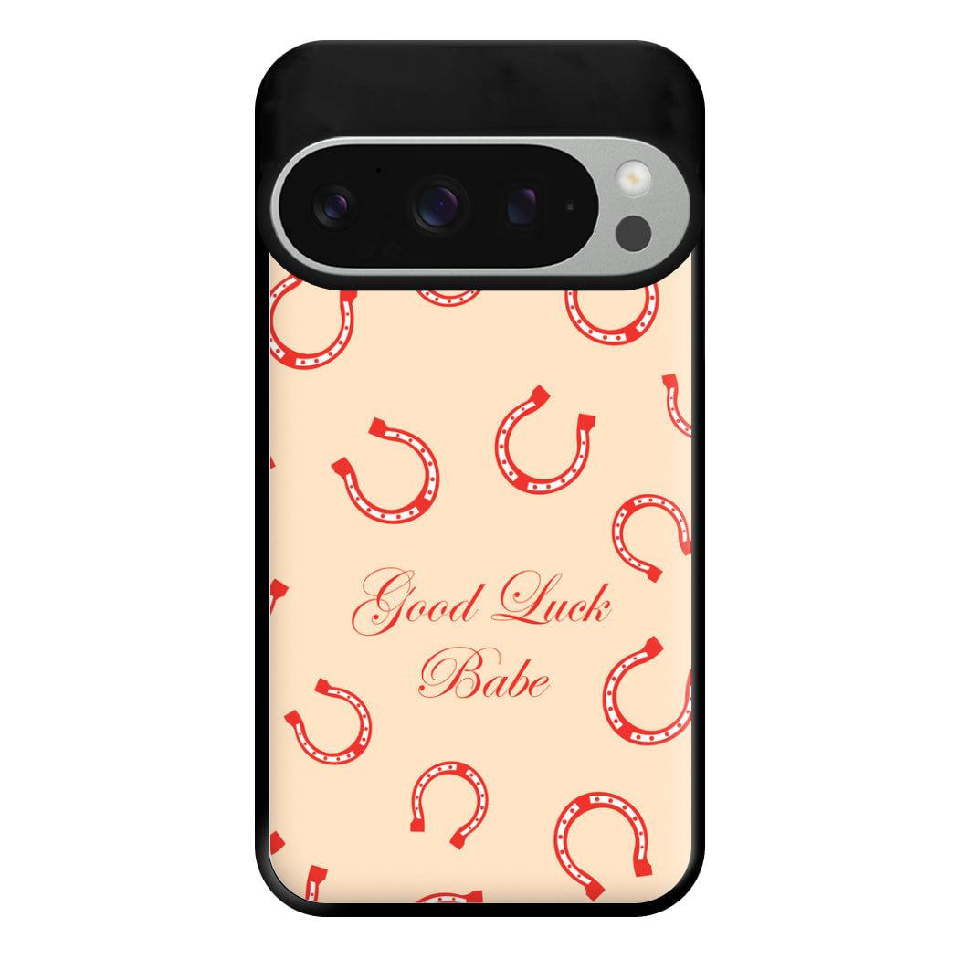 Good Luck Babe Horseshoe Phone Case for Google Pixel 9 Pro XL