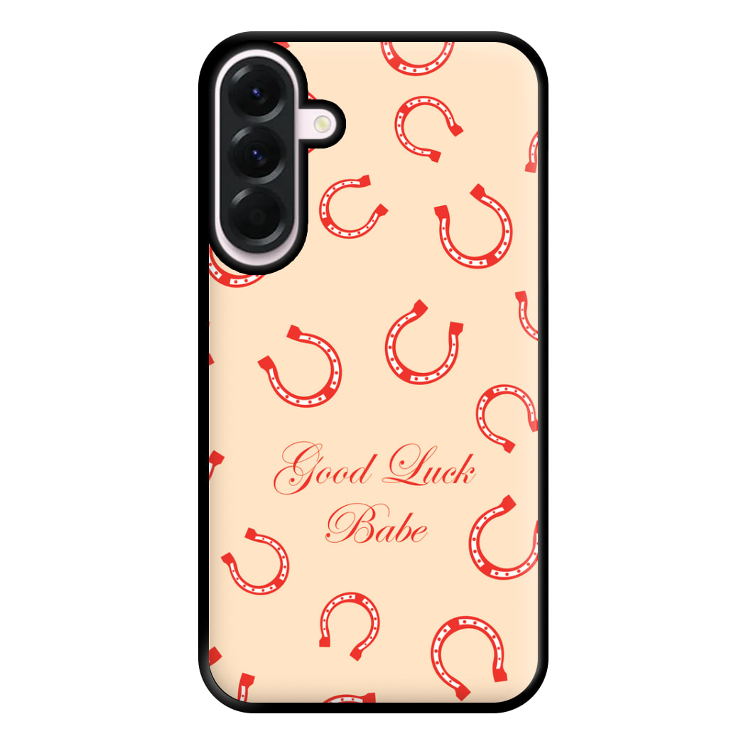 Good Luck Babe Horseshoe Phone Case for Galaxy A36