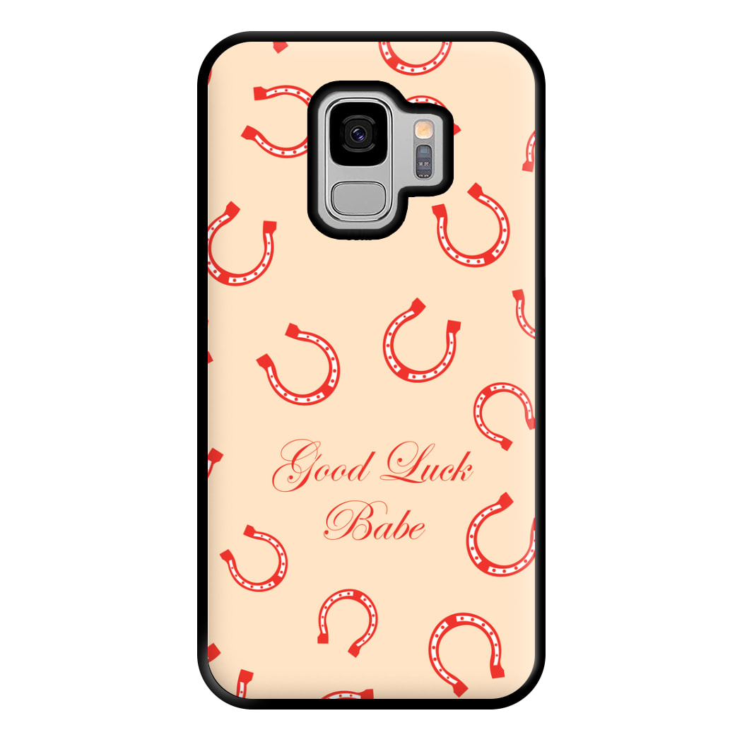 Good Luck Babe Horseshoe Phone Case for Galaxy S9 Plus