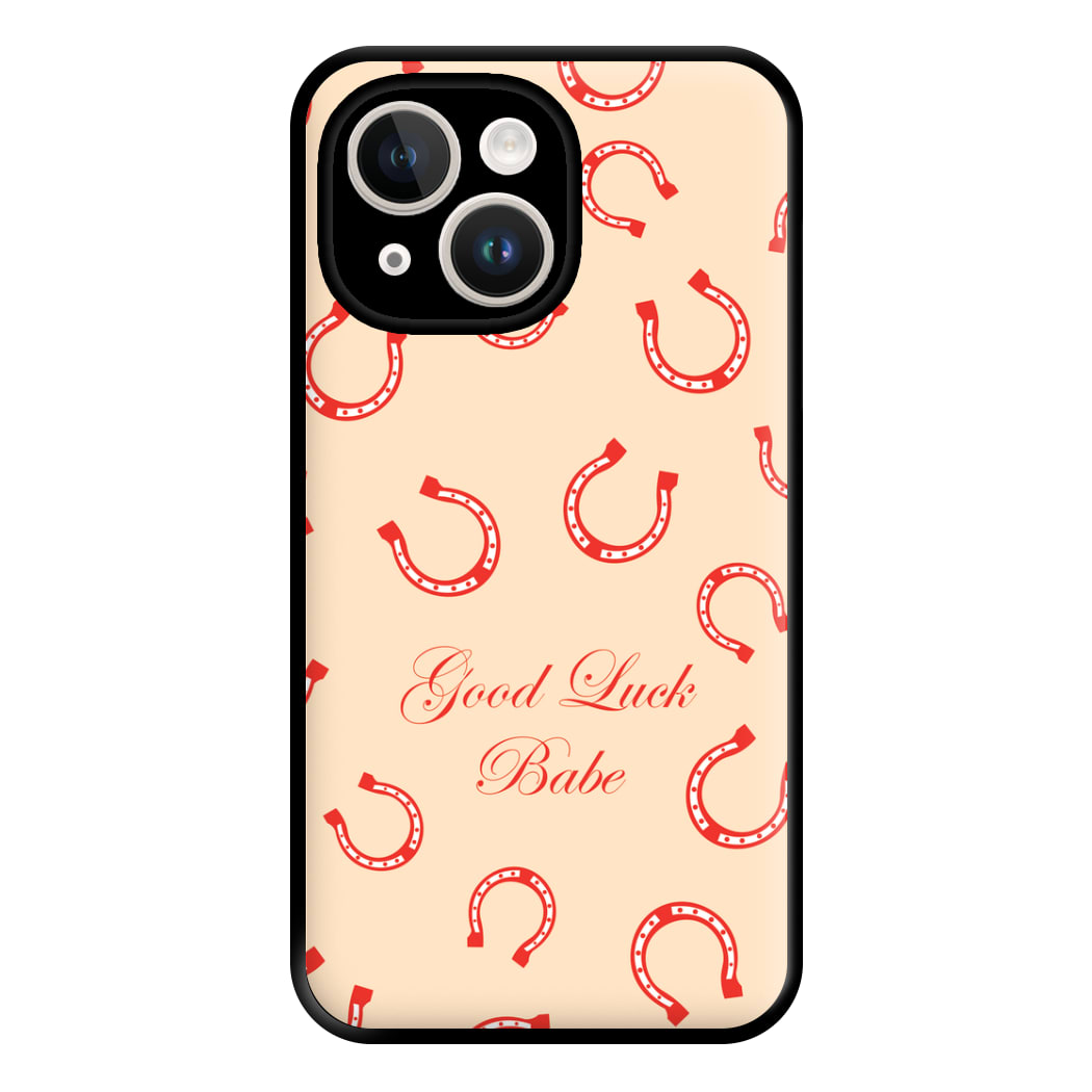 Good Luck Babe Horseshoe Phone Case for iPhone 14 Plus