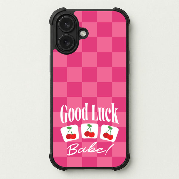 Good Luck Babe Cherries Phone Case — Bumper case