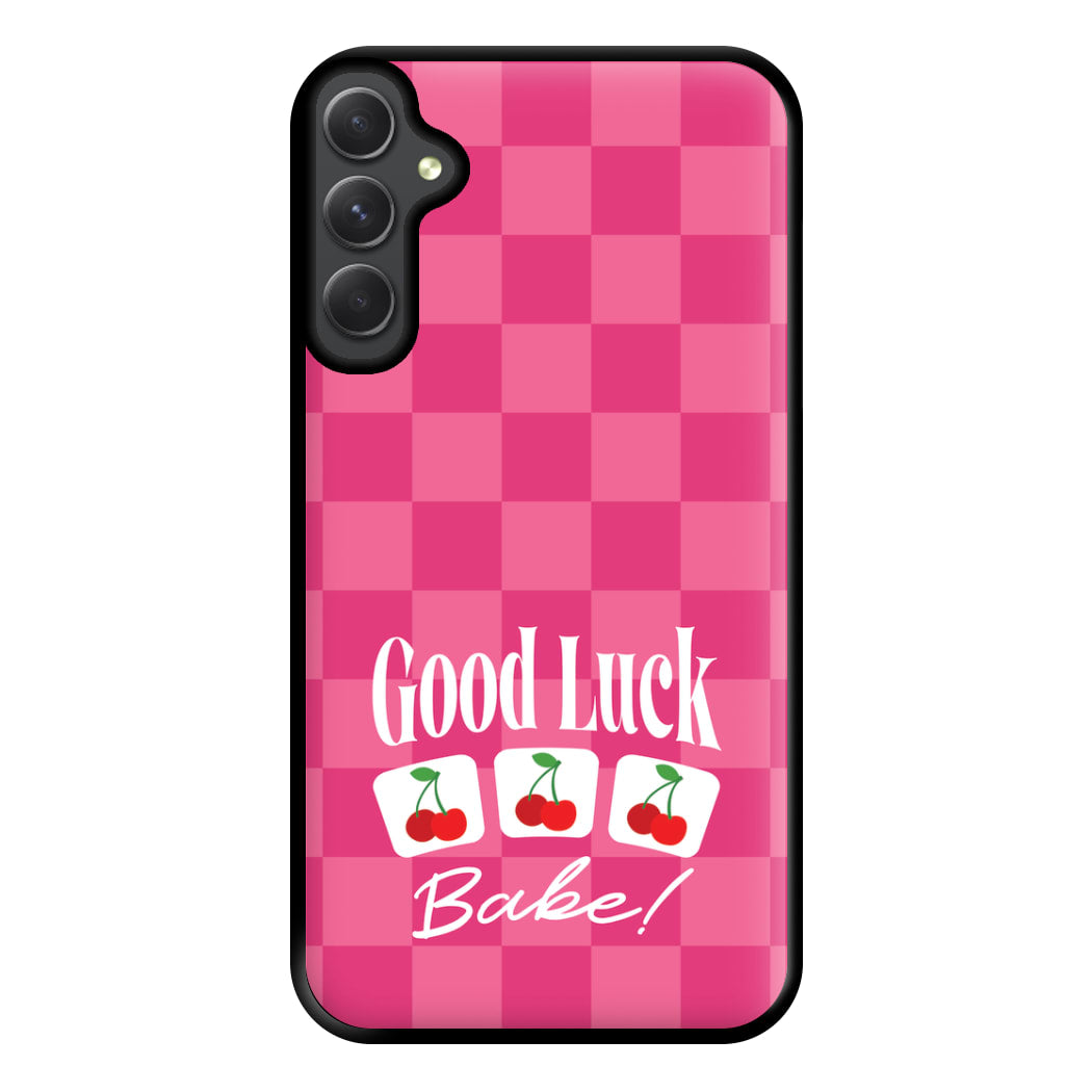 Good Luck Babe Cherries Phone Case for Galaxy A14