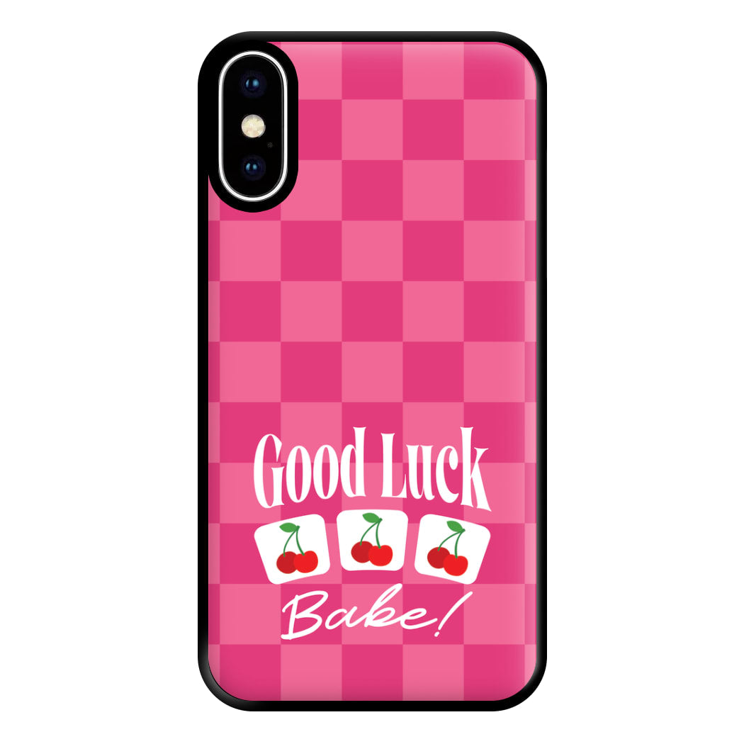 Good Luck Babe Cherries Phone Case for iPhone XS Max