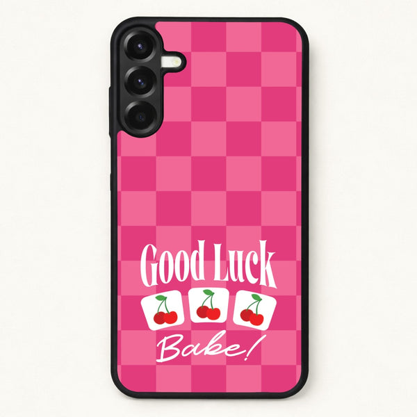 Good Luck Babe Cherries Phone Case for Galaxy A17
