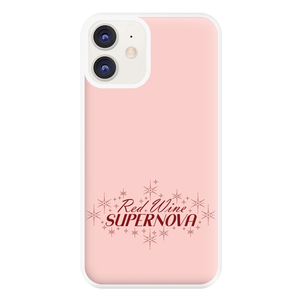 Red Wine Supernova Phone Case for iPhone 12 / 12 Pro