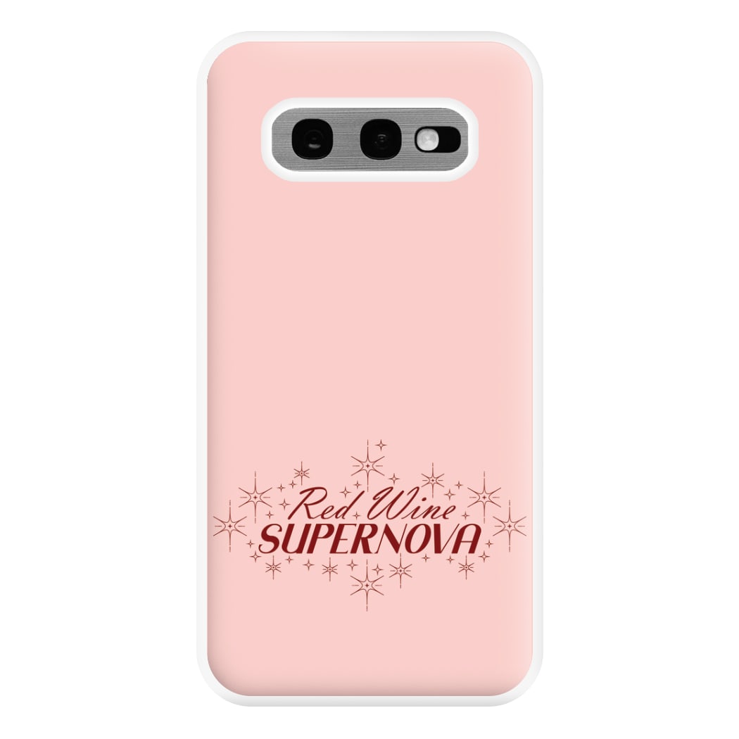 Red Wine Supernova Phone Case for Galaxy S10e