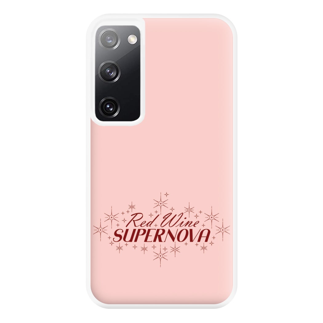 Red Wine Supernova Phone Case for Galaxy S20