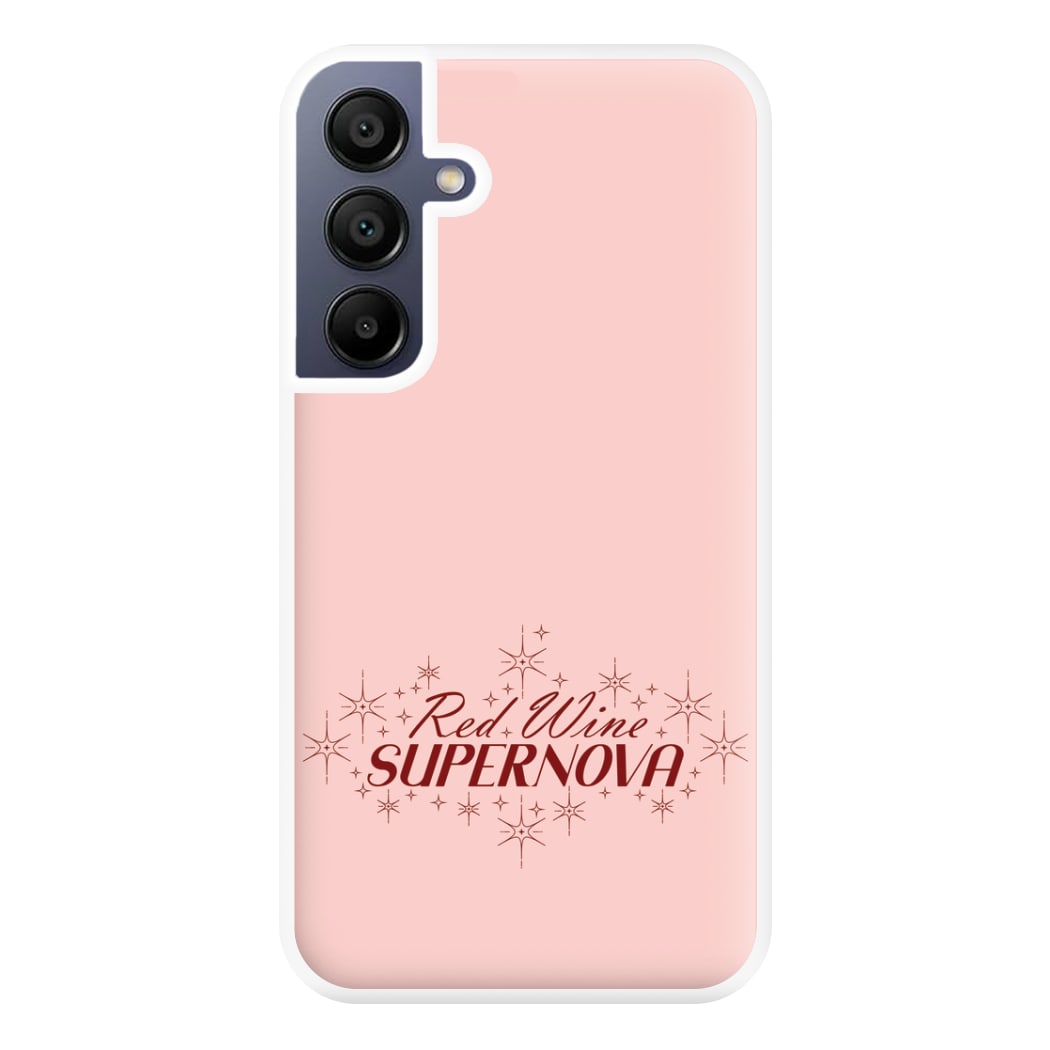 Red Wine Supernova Phone Case for Galaxy A16
