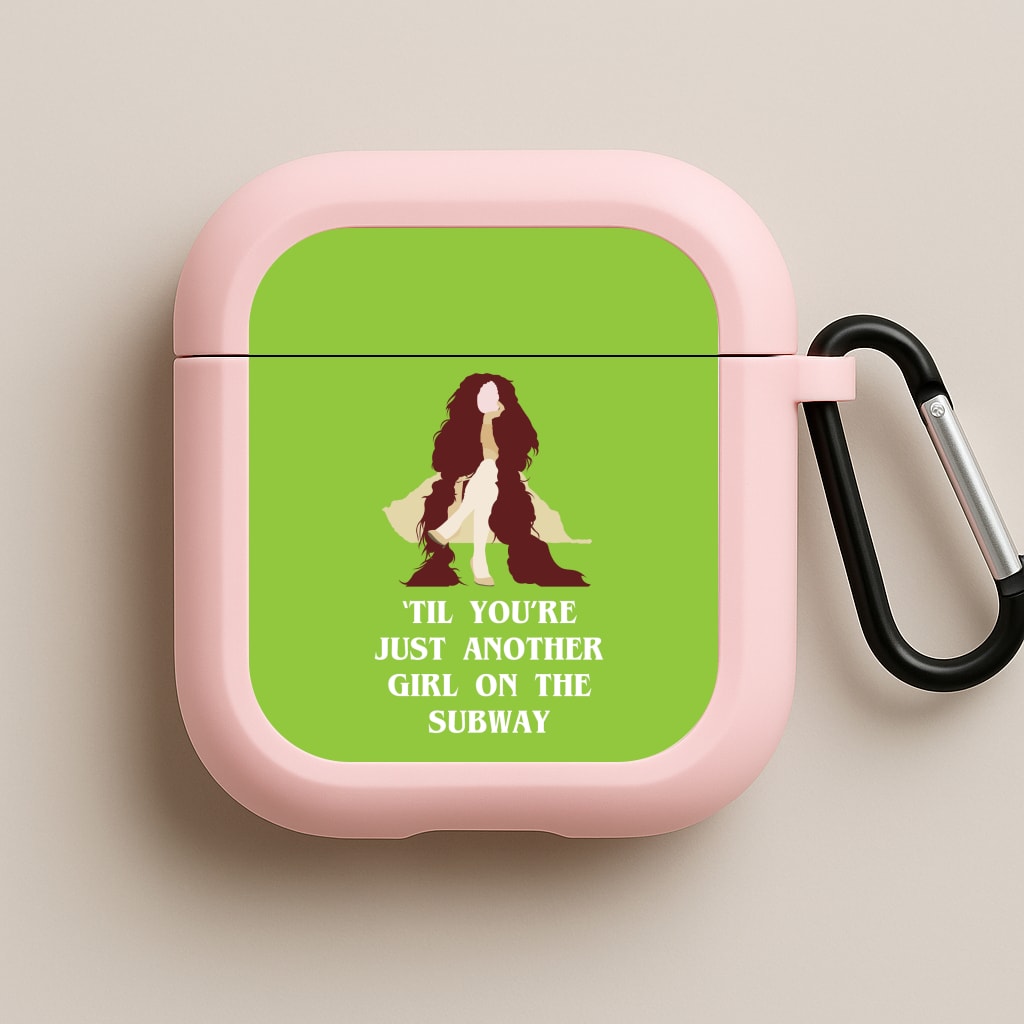 Just Another Girl Pink AirPods Case