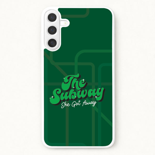 Subway Green Phone Case for Galaxy A57