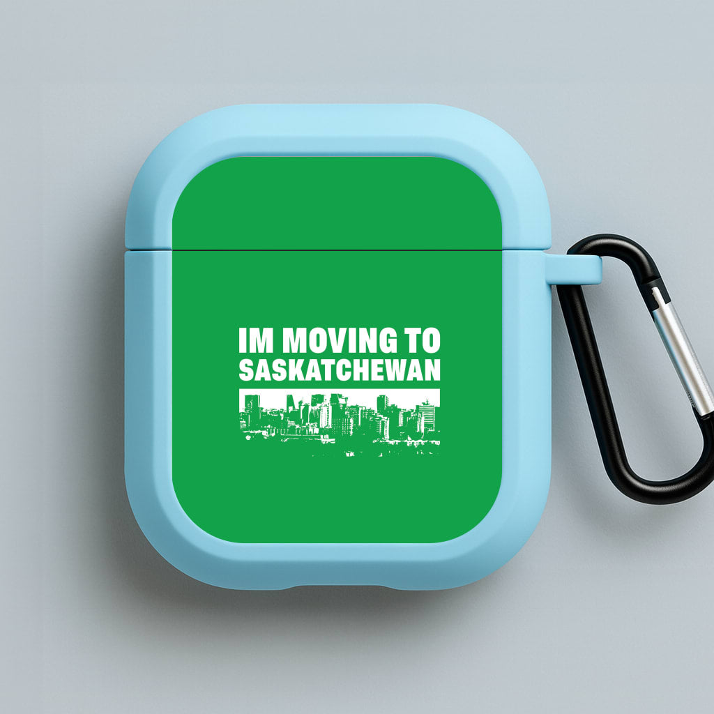 I'm Moving To Blue AirPods Case