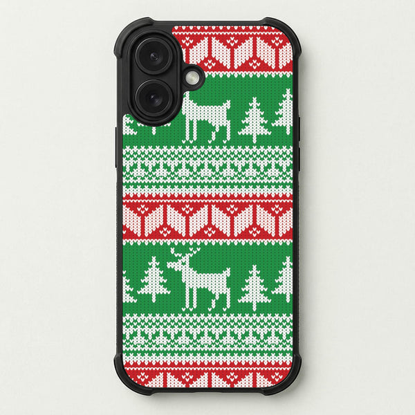 Christmas Jumper Pattern Christmas Phone Case — Bumper case
