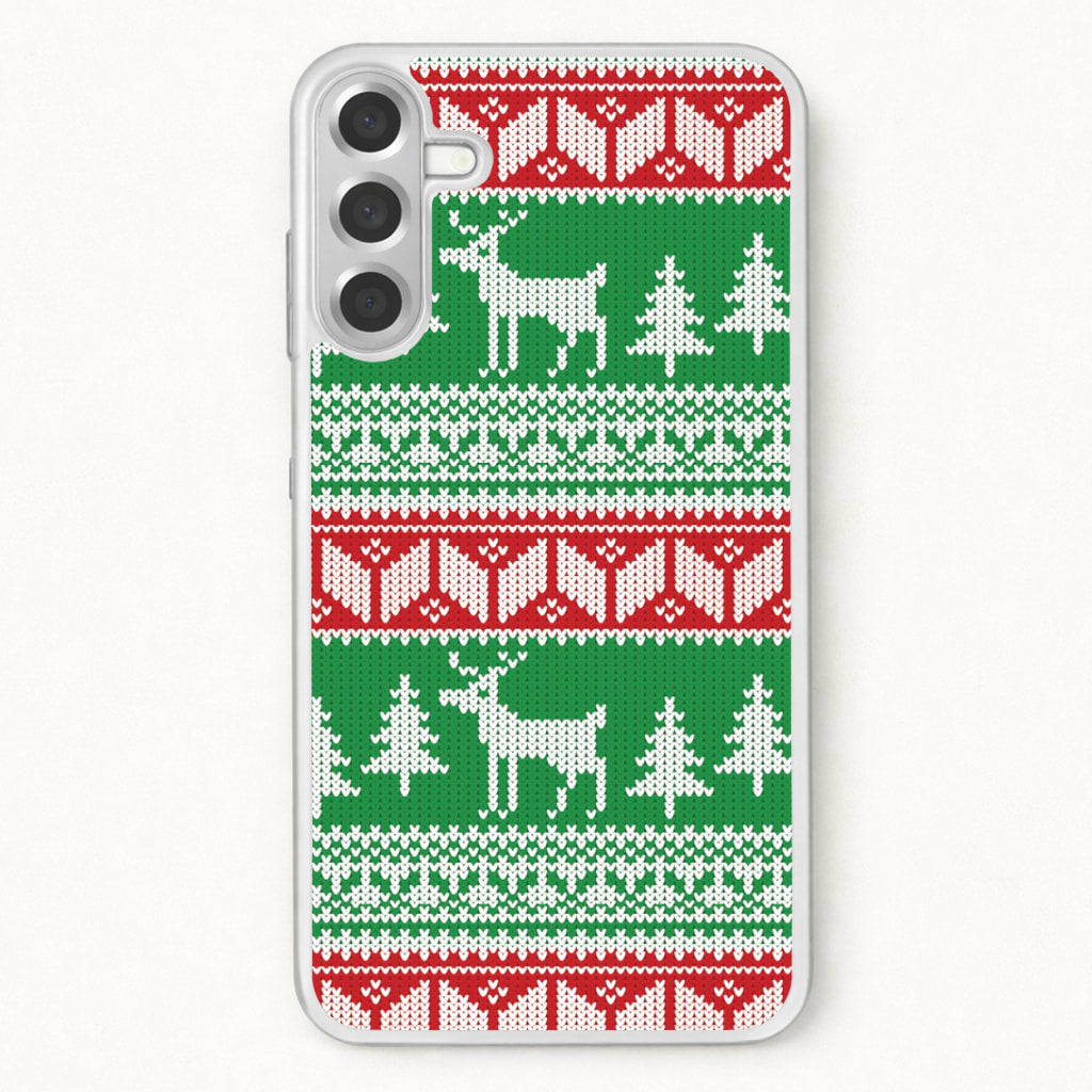 Christmas Jumper Pattern Christmas Phone Case for Galaxy A17