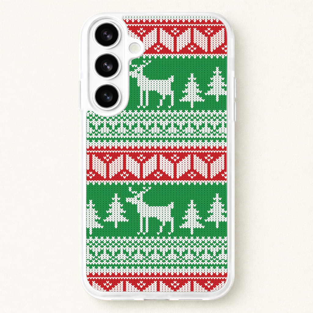 Christmas Jumper Pattern Christmas Phone Case for Galaxy S26 Plus