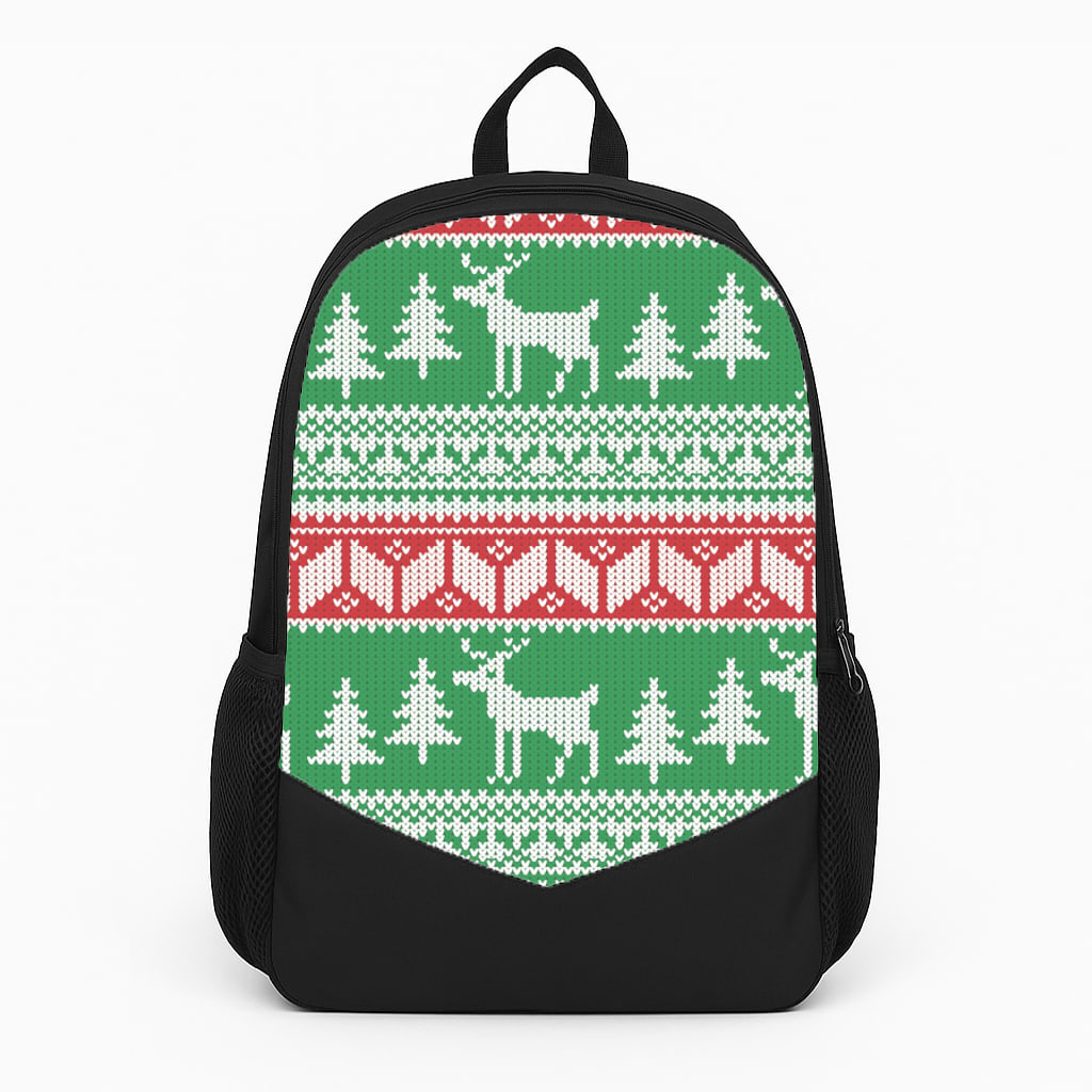 Christmas Jumper Pattern Christmas Backpack