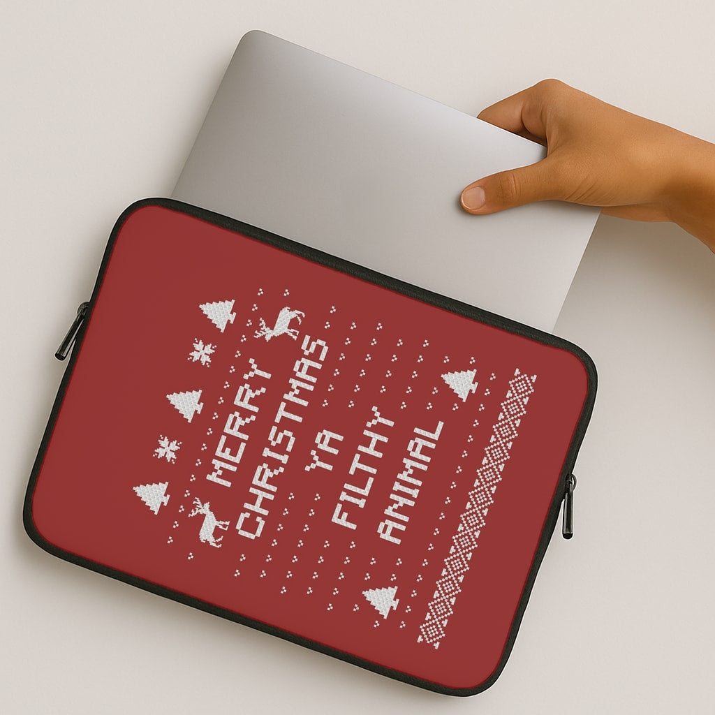 Merry Christmas Ya Filthy Animal MacBook Case