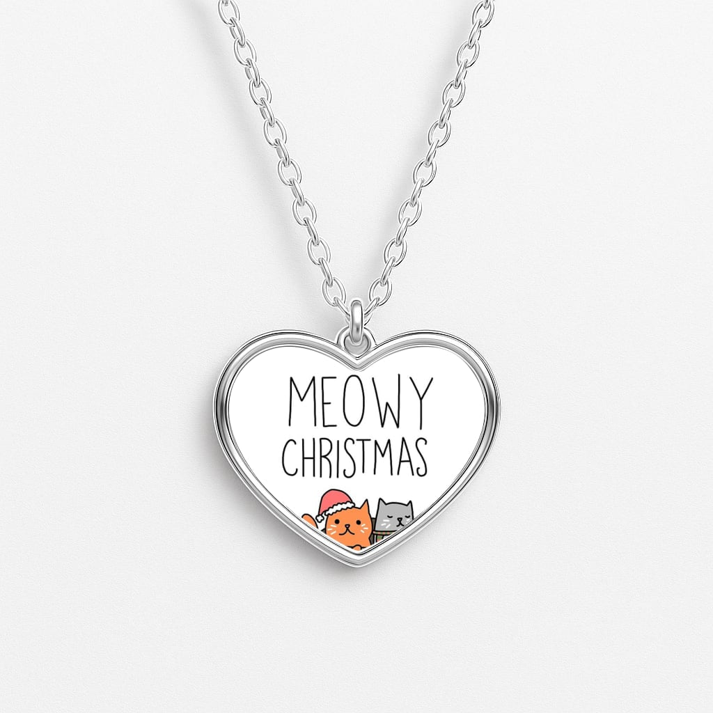 Meowy Christmas Necklace