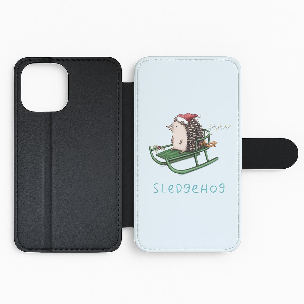 Christmas Jumper Pattern Gingerbread Man Flip Phone Case