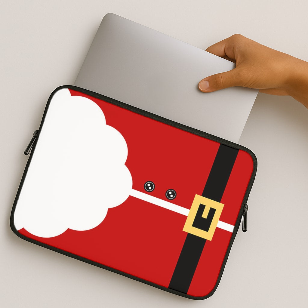 Santa Clause Outfit MacBook Case