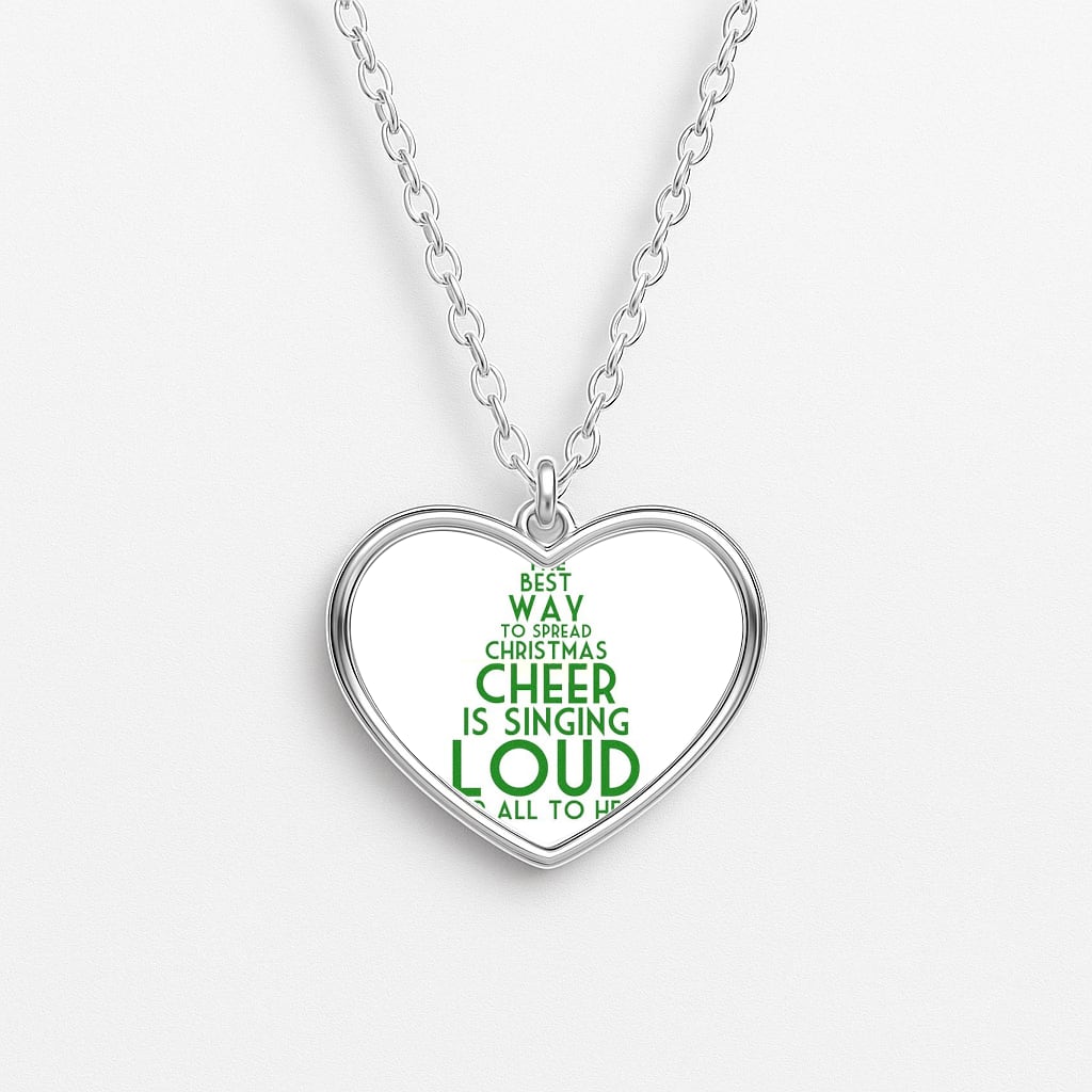 The Best Way To Spread Christmas Cheer - Elf Heart Necklace