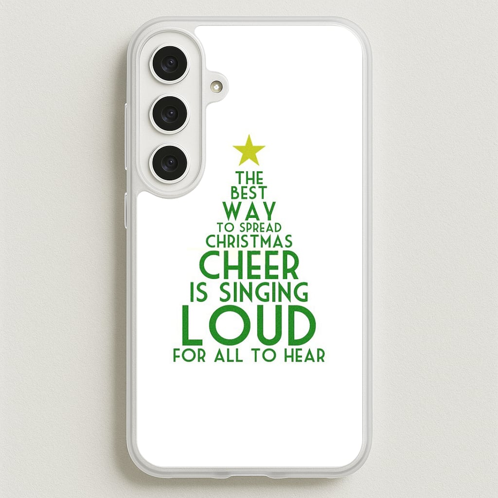 The Best Way To Spread Christmas Cheer - Elf Phone Case for Galaxy S25FE