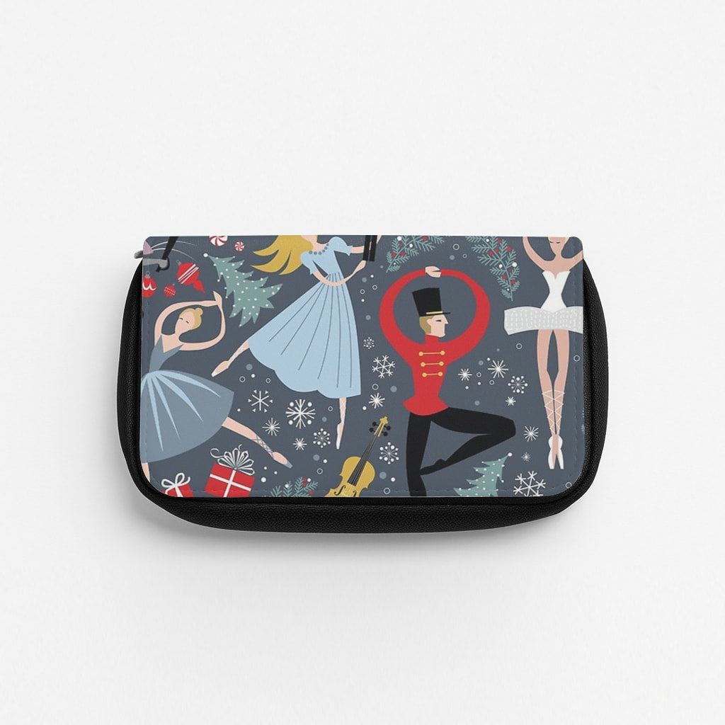 Nutcracker Ballet Pattern - Christmas Pencil Case