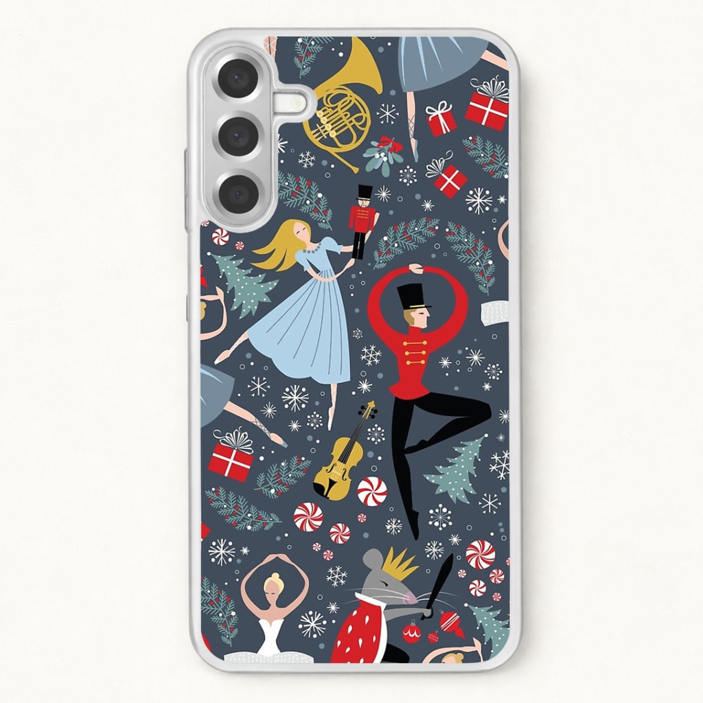 Nutcracker Ballet Pattern - Christmas Phone Case for Galaxy A37