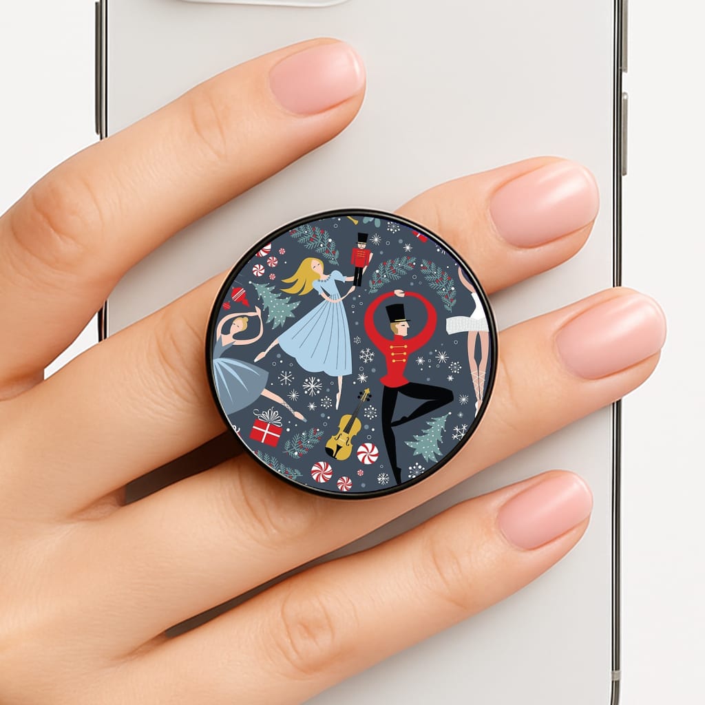 Nutcracker Ballet Pattern - Christmas Phone Grip