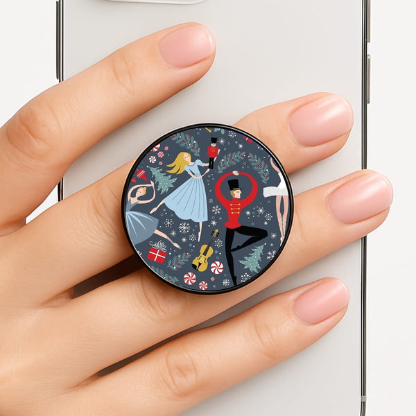 Nutcracker Ballet Pattern - Christmas Phone Grip