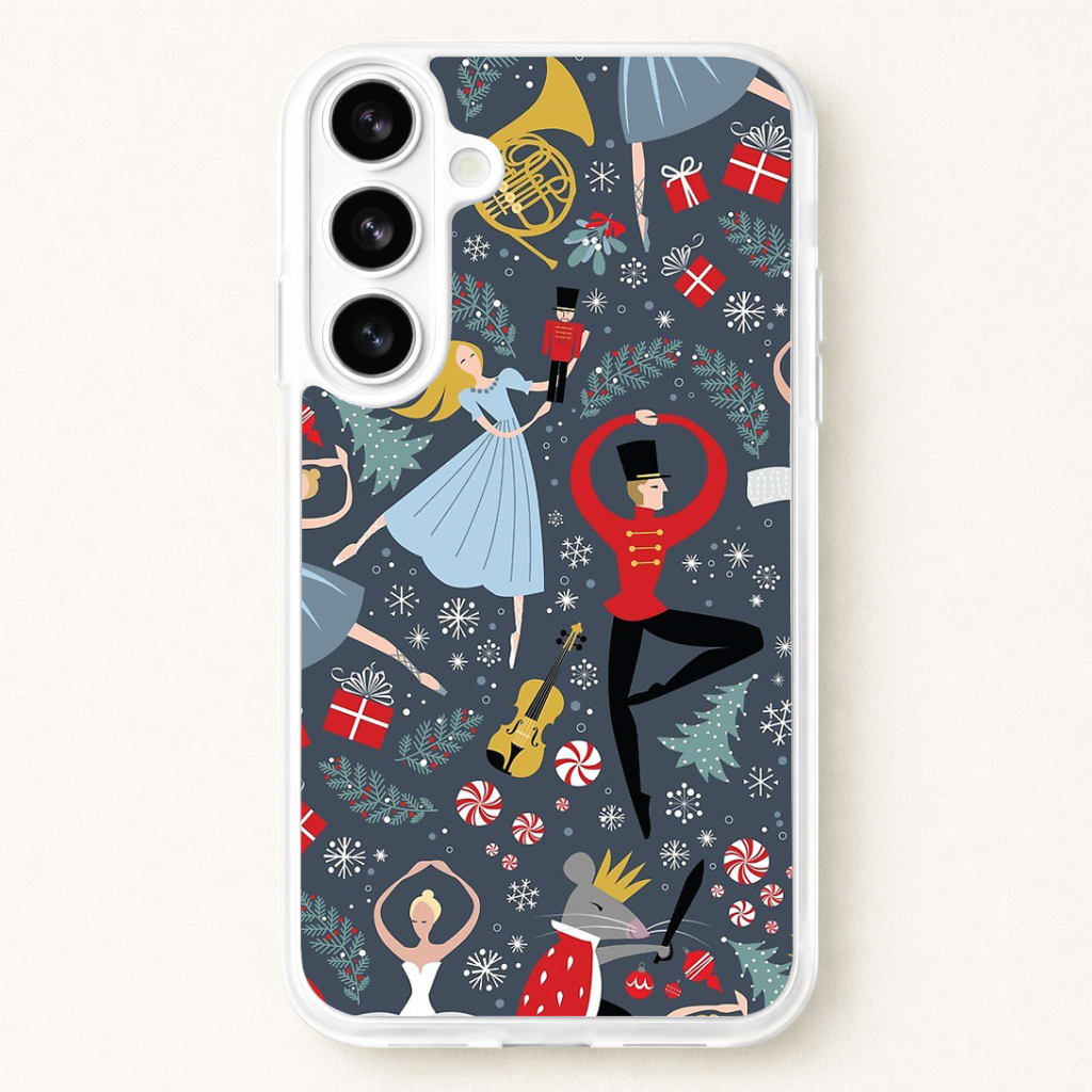 Nutcracker Ballet Pattern - Christmas Phone Case for Galaxy S26
