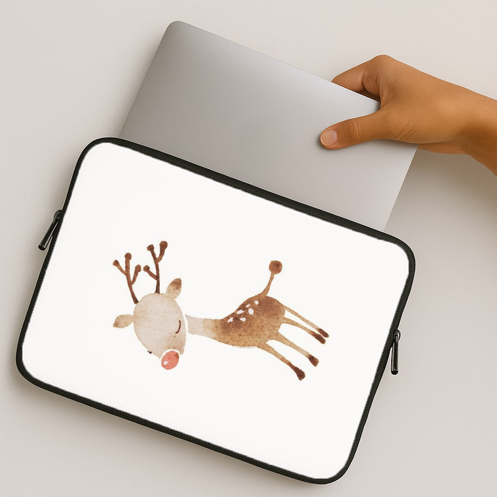 Watercolour Rudolph The Reindeer MacBook Case
