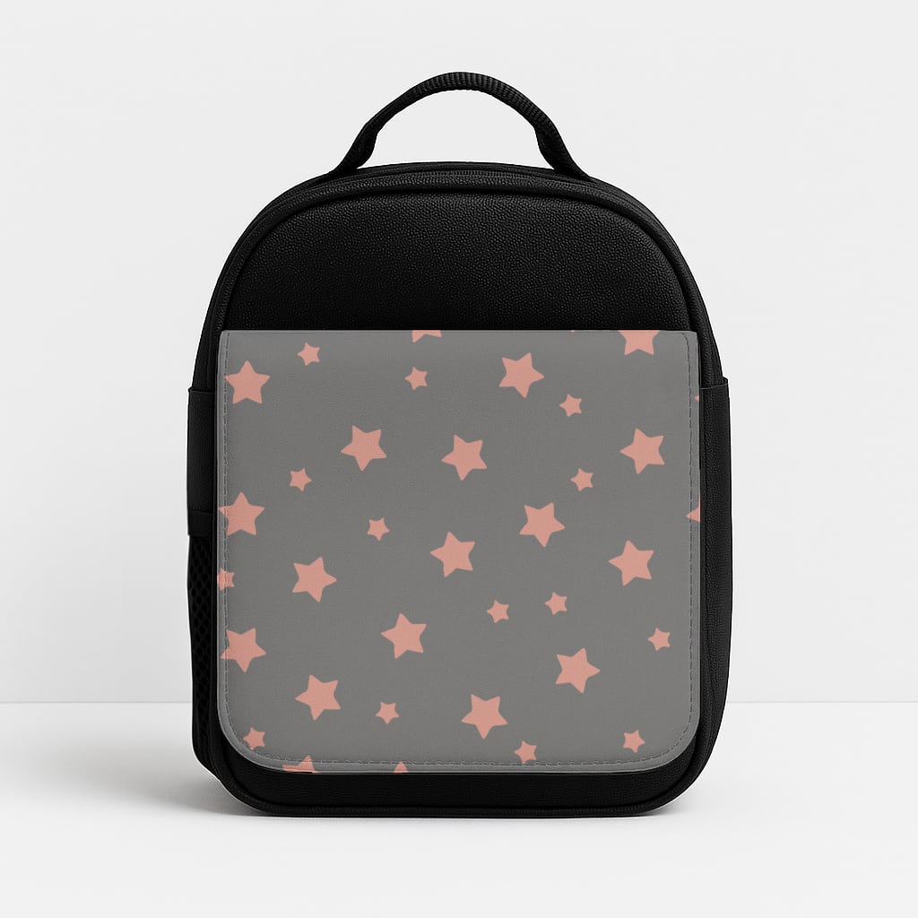 Rose Gold Star Pattern Insulated Lunchbox