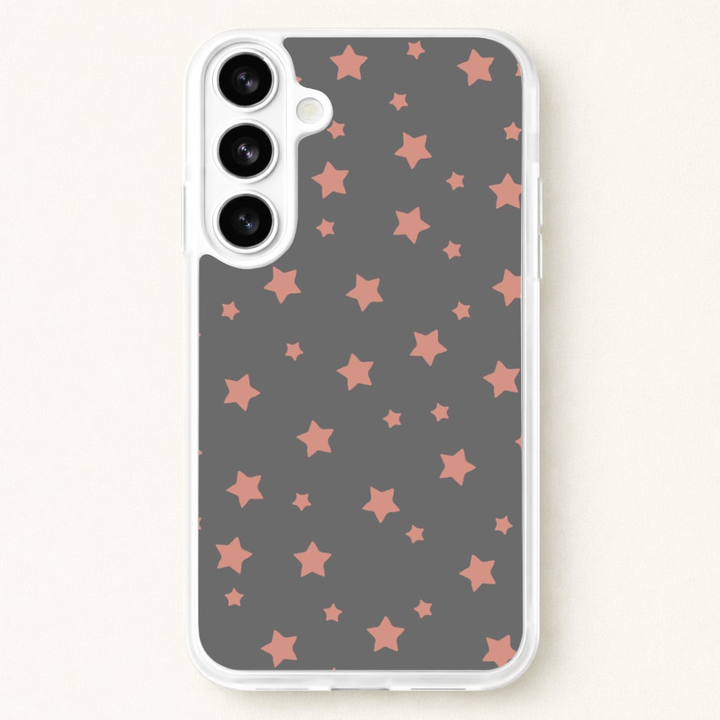 Rose Gold Star Pattern Phone Case for Galaxy S26 Plus