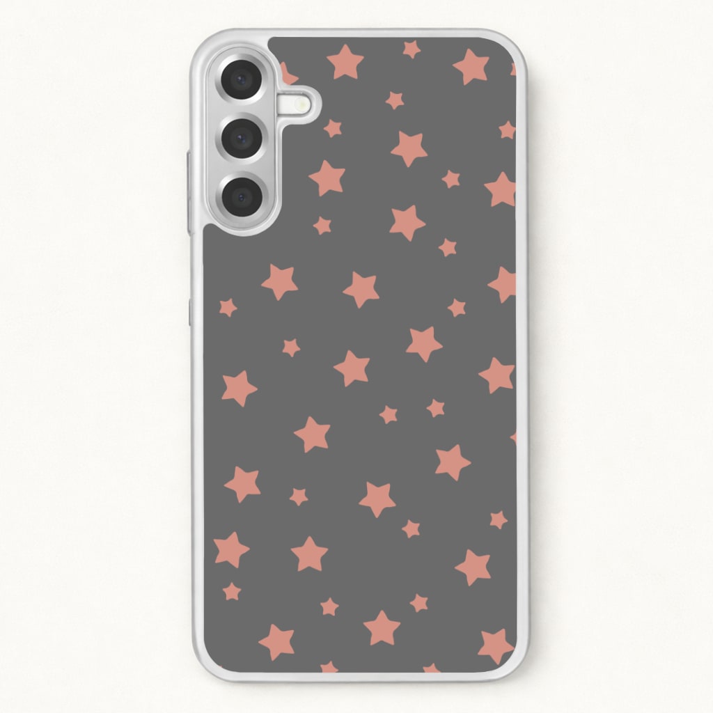 Rose Gold Star Pattern Phone Case for Galaxy A17