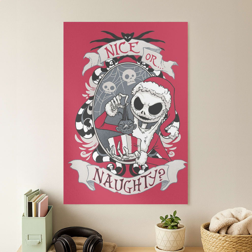 Nice Or Naughty - A Nightmare Before Christmas Poster