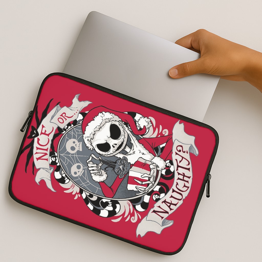 Nice Or Naughty - A Nightmare Before Christmas MacBook Case