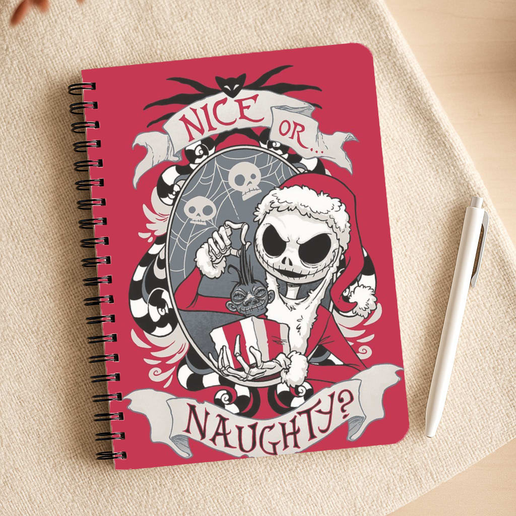 Nice Or Naughty - A Nightmare Before Christmas Notepad