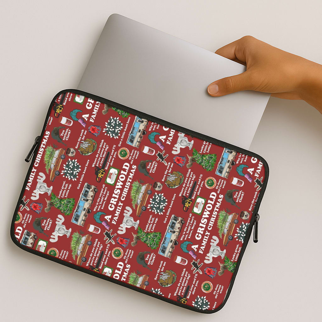 Christmas Holiday Collage MacBook Case