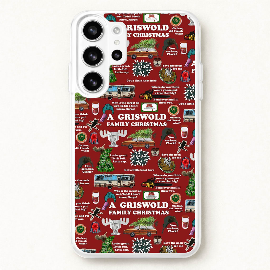 Christmas Holiday Collage Phone Case for Galaxy S26 Ultra