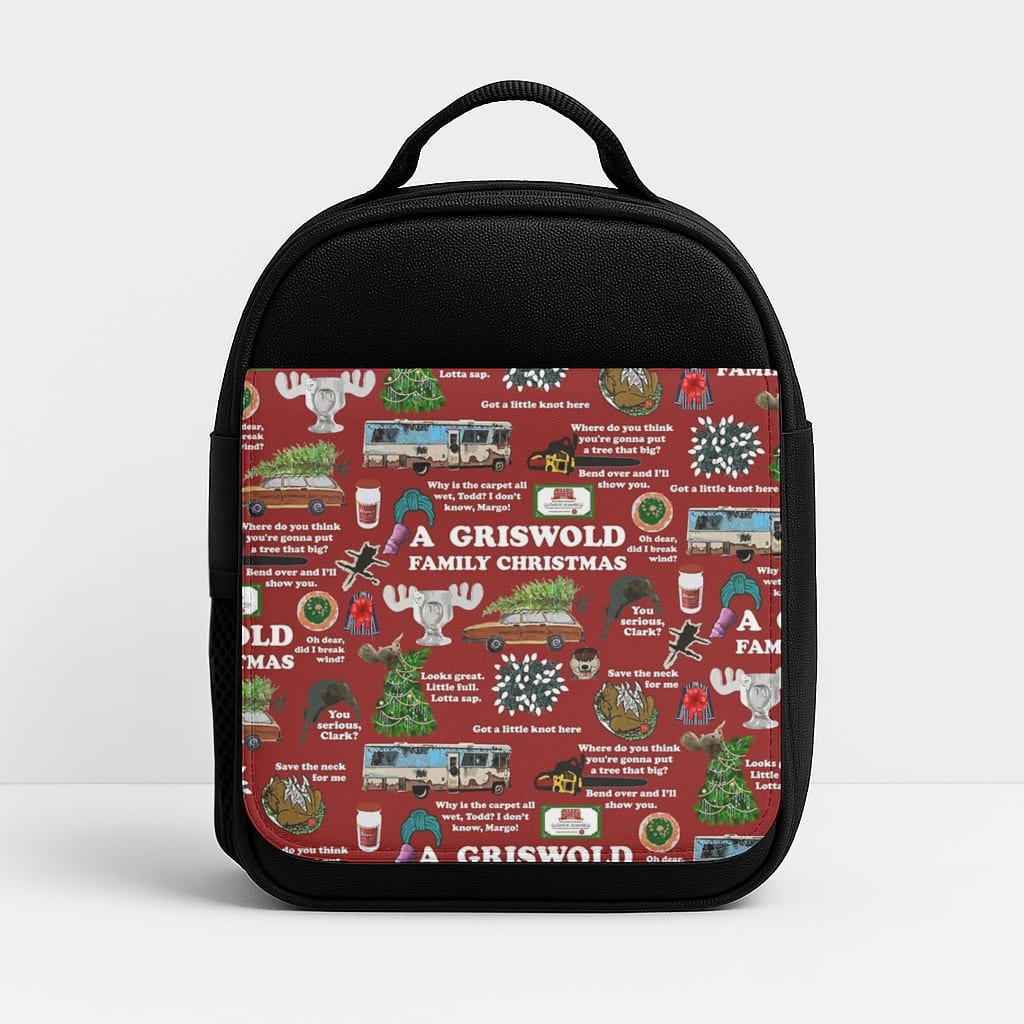 Christmas Holiday Collage Insulated Lunchbox