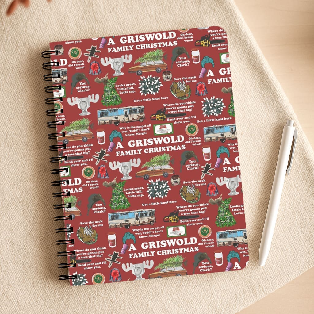 Christmas Holiday Collage Notepad